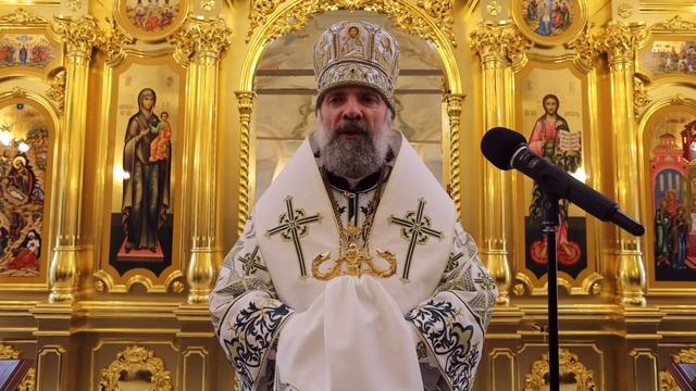 Проповедь епископа Питирима (Творогова) в день праздника Входа Господня в Иерусалим. 17.04.2022 смотреть онлайн