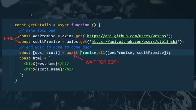 Javascript ASYNC + AWAIT : Wes Bos Talk смотреть онлайн