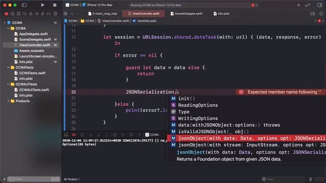 52. JSONSerialization | SWIFT Tutorial | Learn SWIFT For Beginners | CodeWithHubbleApps | смотреть онлайн