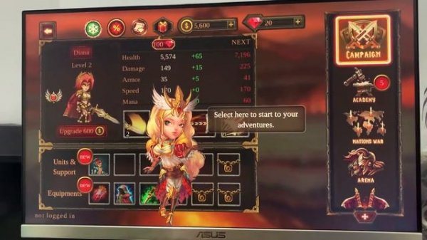 Epic Heroes War Android TV Game