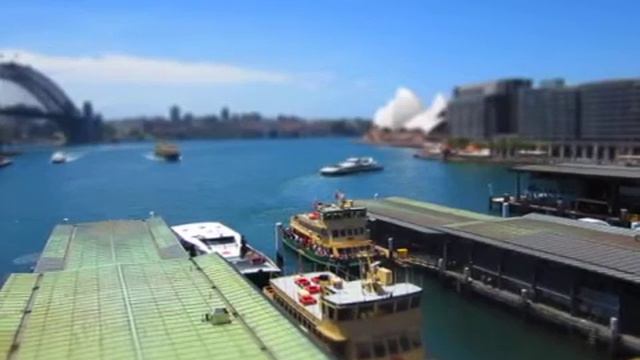 Sydney Harbour minature effect смотреть онлайн