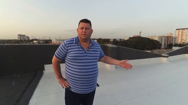 ПВХ мембрана Plastfoil: осмотр готовой кровли в Москве смотреть онлайн