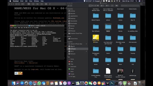 How to install Mame 64-bit retro games emulator on OSX Catalina & OS Monterey смотреть онлайн