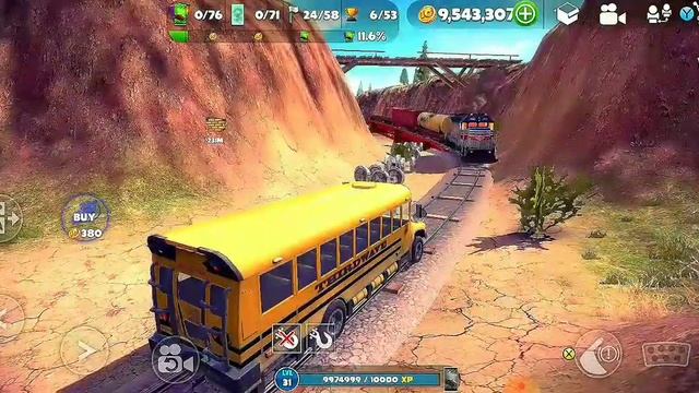 FUNNY CAR AND TRUCK VS TRAIN COMPILATION / OFF THE ROAD, OPEN WORLD DRIVING GAME SIMULATOR смотреть онлайн