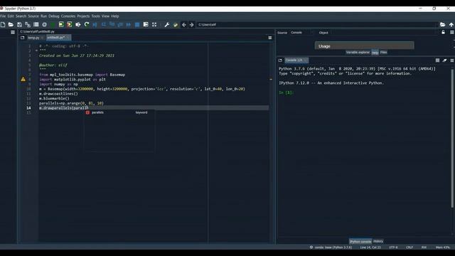 Python - Study area map смотреть онлайн