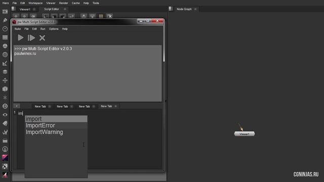Python For Nuke. Python-редактор в Nuke смотреть онлайн