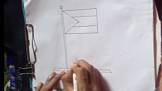 How To Draw Palestine Flag ???? Palestine Flag Drawing