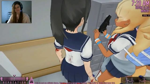 Кокона Харука сошла с ума Яндере Симулятор/Yandere Simulator баг смотреть онлайн