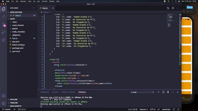 React Native: Criando Lista Com o Componente FlatList - Guia Completo смотреть онлайн