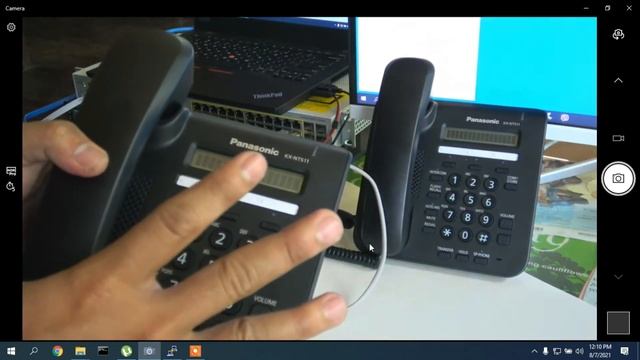 Setup your Panasonic Ip Phone (KX-NT511P) Trunk Using CISCO Switch, cascade your WorkStation смотреть онлайн
