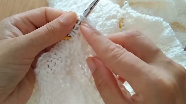 Вязание пледа для новорожденных | Классный белый плед связанный спицами.