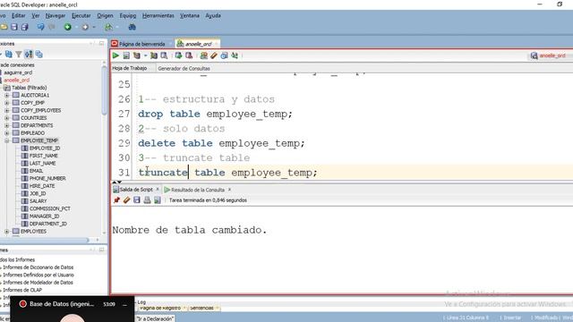 Oracle Fundamentals Capitulo 10 DDL смотреть онлайн
