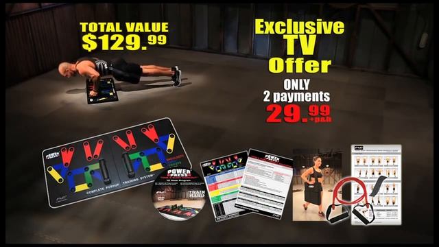 Power Press Push Up Complete Workout System