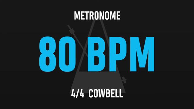 80 BPM 4/4 - Best Metronome (Cowbell) смотреть онлайн