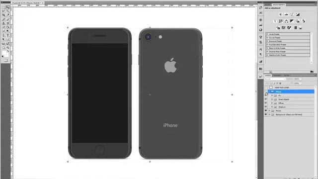 iphone 8 mockup tutorial смотреть онлайн