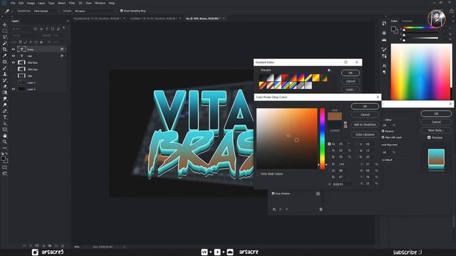 How to make Thumbnail with Lightning Text in Photoshop - Tutorial смотреть онлайн