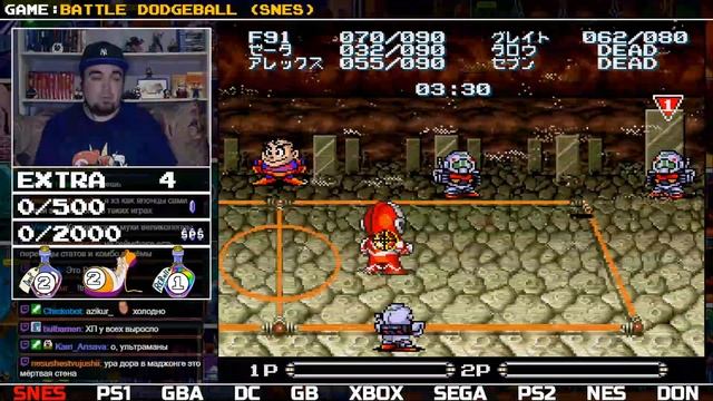 BATTLE DODGEBALL ► SNES ► ПРОХОЖДЕНИЕ ► SUPER BATTLE LEAGUE смотреть онлайн