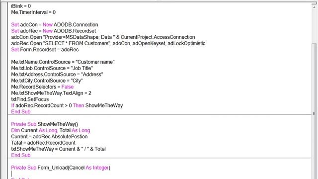 Access VBA Programming - ADO Recordsets for Beginner Part 2/4 смотреть онлайн