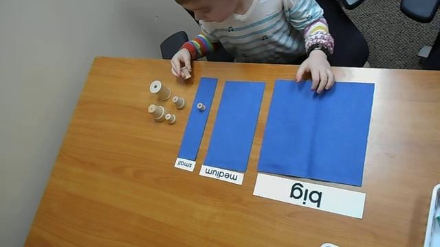 Sorting Objects by Size: ABLLS Assessment смотреть онлайн