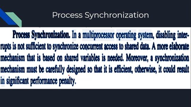 Design issues in Multiple processor operating system | Threads |Process Synchronization смотреть онлайн