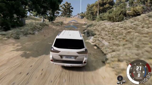 Driving my lexus Lx570 on American offroad island - oldschool gamer смотреть онлайн