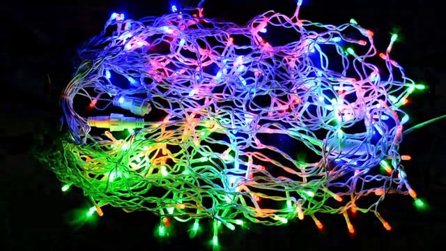 Световой занавес для улицы Бахрома 200 диодов Хамелеон 5.0х0.7/0.5/0.3м. - LN 4200 RGRB