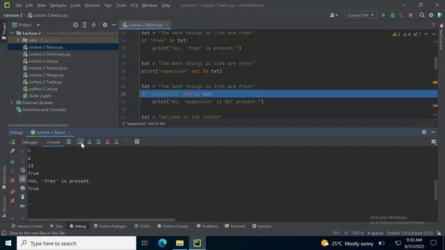 Python Basics Lecture 2 : basic data types смотреть онлайн