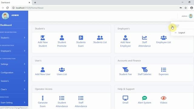School Management System Part 121 Password Change Form in C# C Sharp ASP NET MVC смотреть онлайн