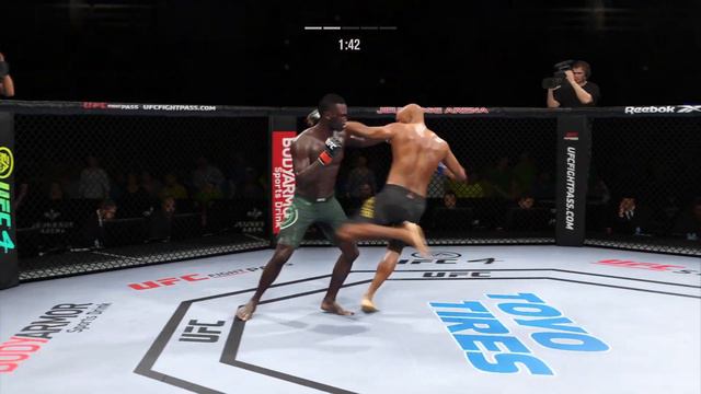 Uriah Hall vs. Anderson Silva Full Fight (EA Sports UFC 4) смотреть онлайн