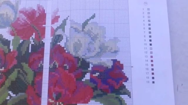 Вышивка крестиком. Тюльпаны от Риолис. Новый процесс. смотреть онлайн