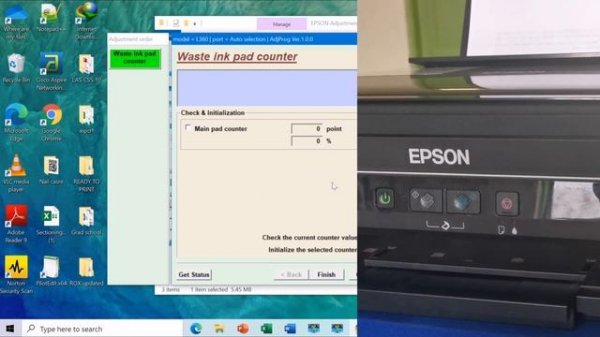 How to: Use EPSON Adjustment Program