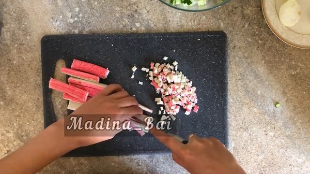 Рисовый салат.Күріш салаты. Қазақша рецепт.Нежный бюджетный салат.Сытный салат за 5 мин. Закуска смотреть онлайн