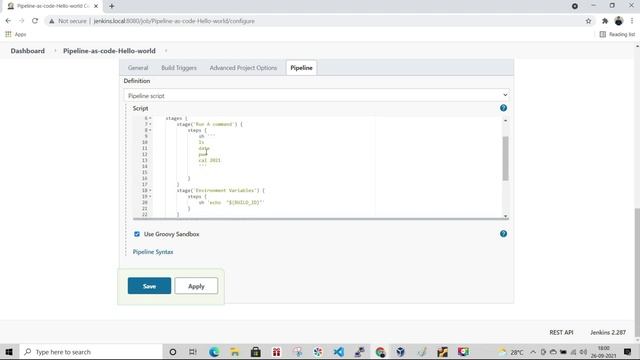 42. Jenkins for Beginners: Pipeline as code - Variable/Environment Variable смотреть онлайн