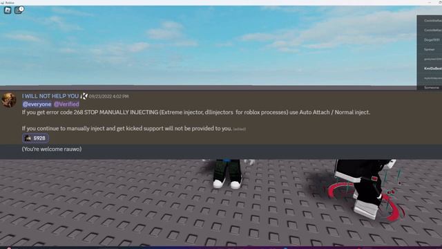 STOP INJECTING LIKE THIS! | (Error code 268) смотреть онлайн