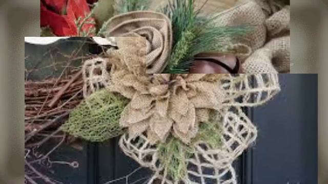 Цветы из мешковины Розы из мешковины Идеи украшения и декора мешковиной смотреть онлайн