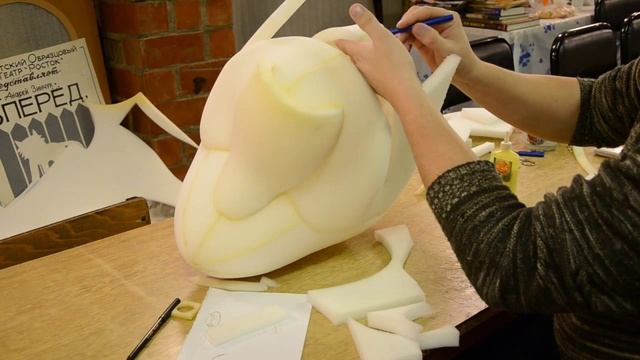 Мастер-класс по изготовлению маски "Лев Алекс" из поролона смотреть онлайн