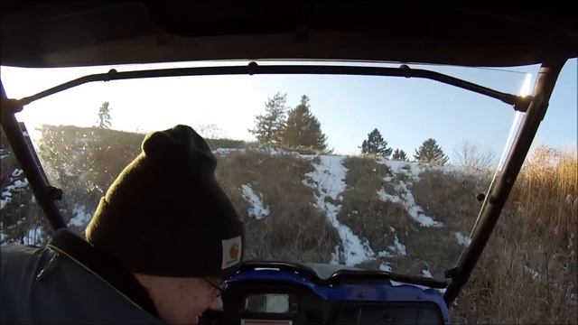 Turbo Hisun 700 fun in some snow смотреть онлайн