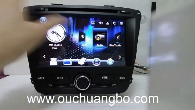 Ouchuangbo car radio dvd gps stereo for Roewe MG 350 2011 2012 spanish смотреть онлайн