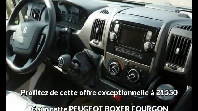 PEUGEOT BOXER FOURGON Diesel neuve à 21550 € смотреть онлайн