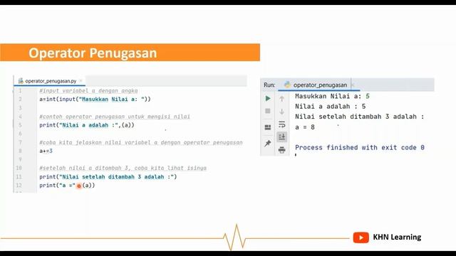 Dasar Pemrograman Python (Operator) смотреть онлайн