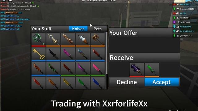 Trading for void and overseer in roblox assassin(*CROSS TRADE*) смотреть онлайн