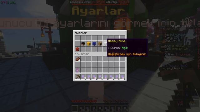 Minecraft tek blok skyblock server 1.16.5 | Skyblock TC türk sunucusu | Server Tanıtımı смотреть онлайн