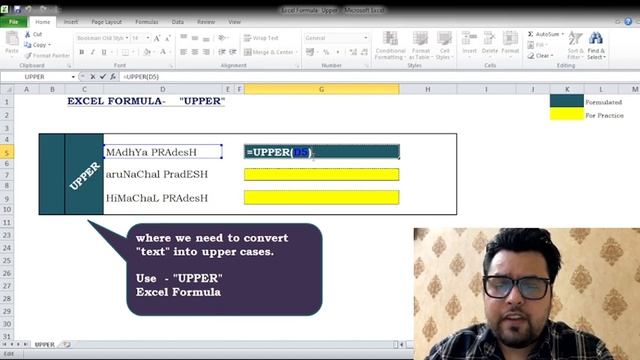 MS Excel Formula || Upper Function ||Text conversion Upper Cases || Convert Words into Upper Cases смотреть онлайн
