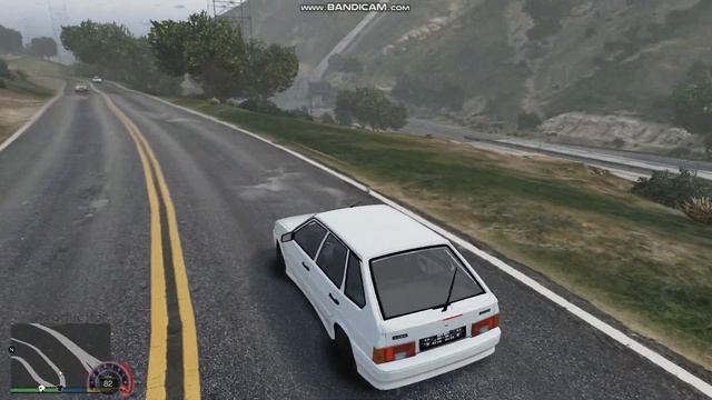 GTA5 vaz 2114 на ручнике смотреть онлайн