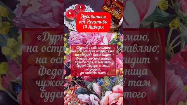 ИЗБАВИТСЯ ОТ НЕГАТИВА. СДЕЛАЙТЕ ЭТО 14 ЯНВАРЯ #аннаwitchтаро #заговоры #новыйгод #ритуалы #чистка смотреть онлайн
