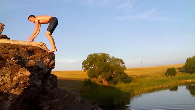 Прыжки в воду,река Тобол смотреть онлайн