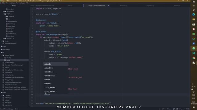 Discord.py Part Seven: Member Object смотреть онлайн