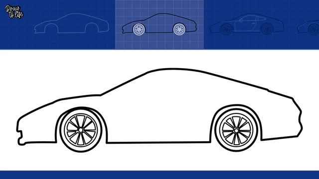 ???Mastering the Art of Automotive Sketching: Drawing a Porsche 911 | Step-by-Step Tutorial смотреть онлайн