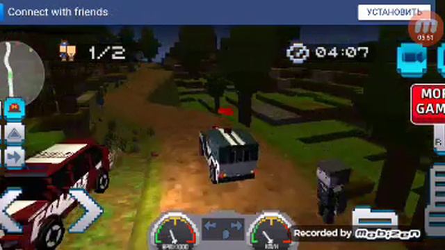 Обзор на игру Blocky San Andreas police 2017 смотреть онлайн