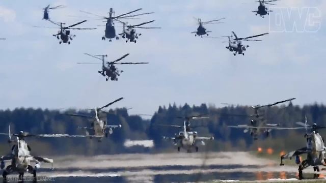 Вертолёты взлёт и посадка. Репетиция парада Победы 2019 4 мая. Воздушная часть. Аэродром Кубинка. смотреть онлайн